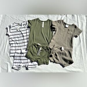 Childhoods Clothing and Mebie Baby matching play sets size 2t
